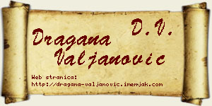 Dragana Valjanović vizit kartica